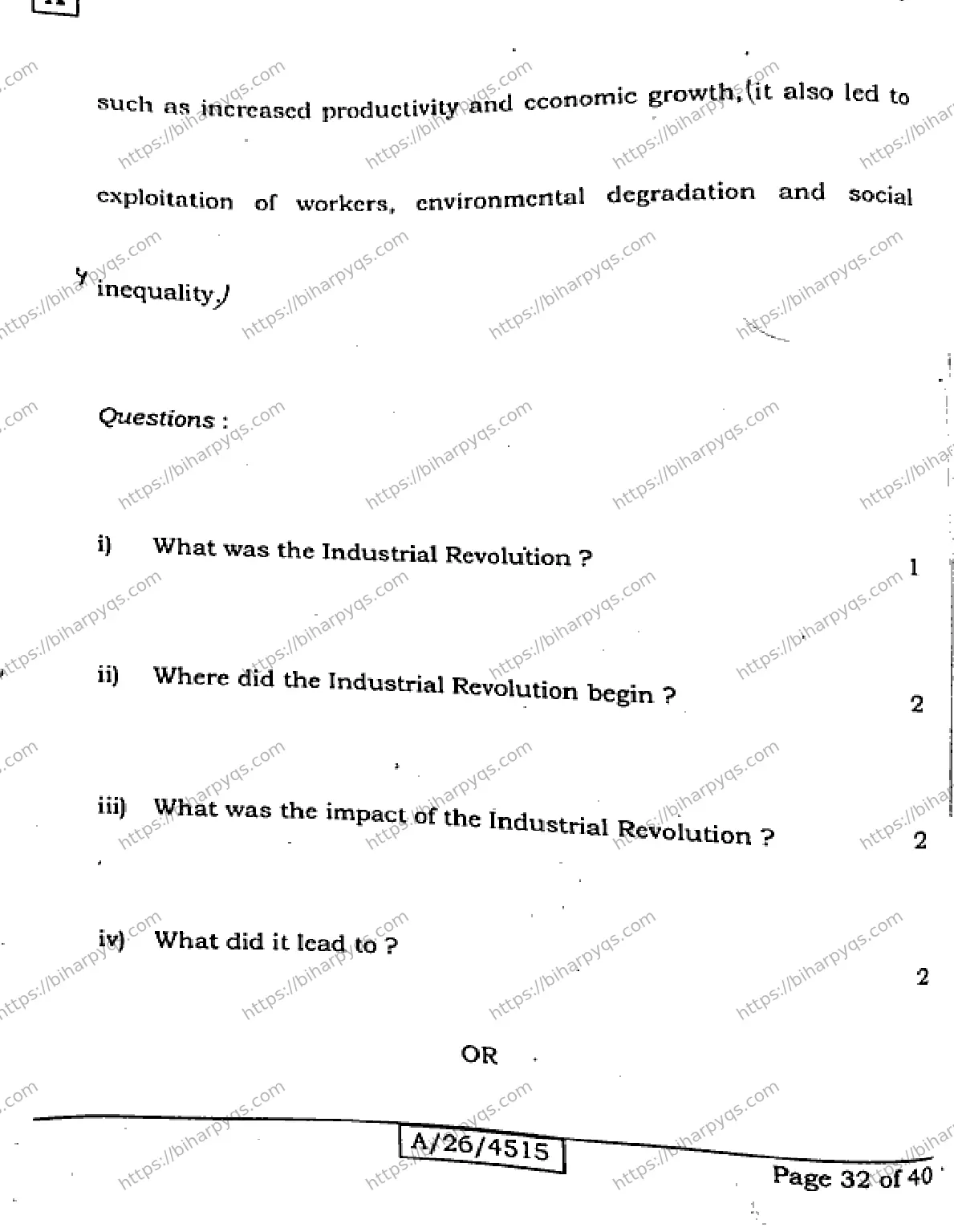 Bihar Board Class 10 2026 ENGLISH SET A Finals - Page 32