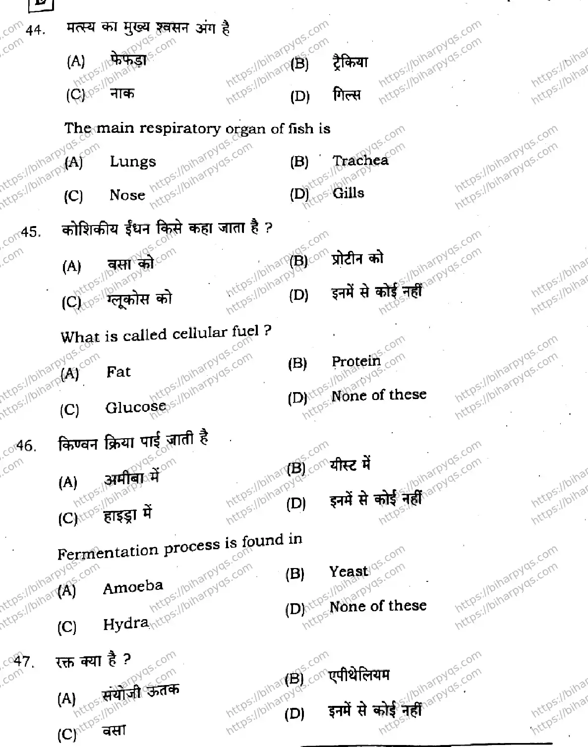 Bihar Board Class 10 2026 SCIENCE SET E-2 Finals - Page 17