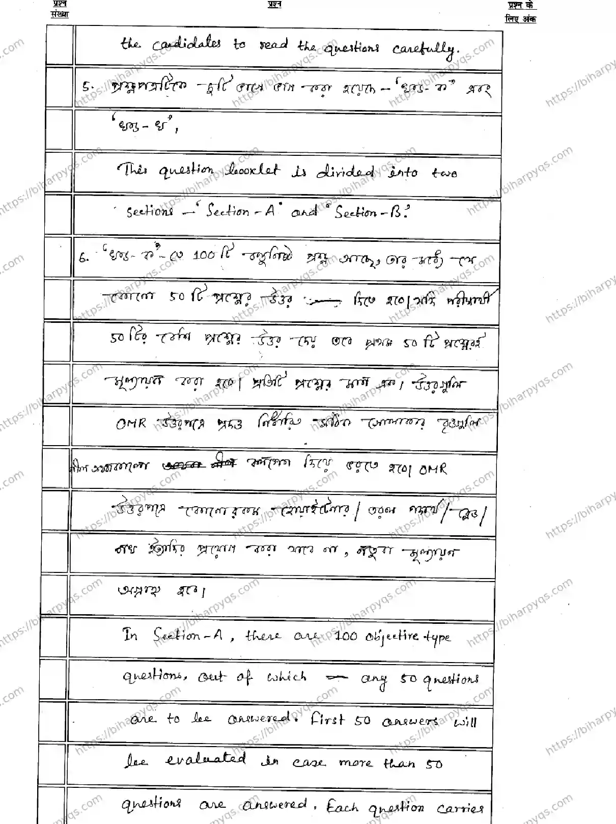 Bihar Board Class 10 2026 BANGLA MT Model Papers - Page 2