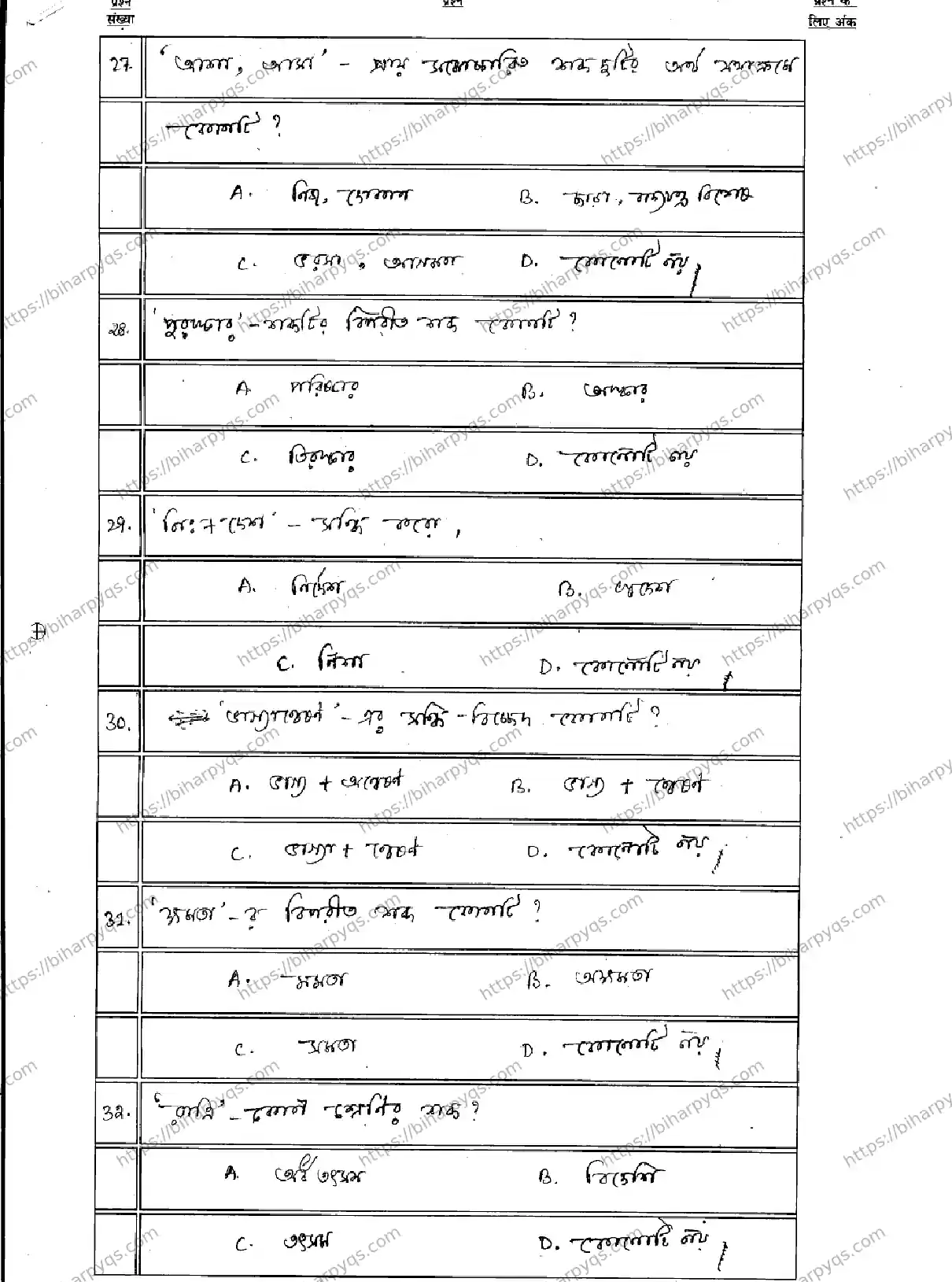 Bihar Board Class 10 2026 BANGLA MT Model Papers - Page 9