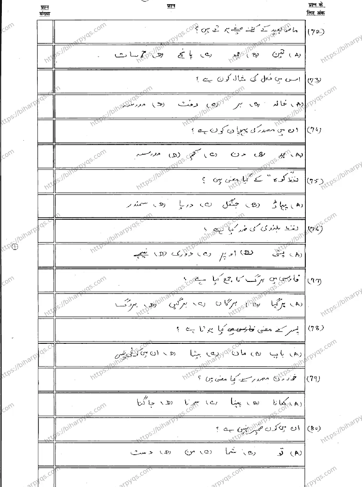 Bihar Board Class 10 2026 PERSIAN Model Papers - Page 11
