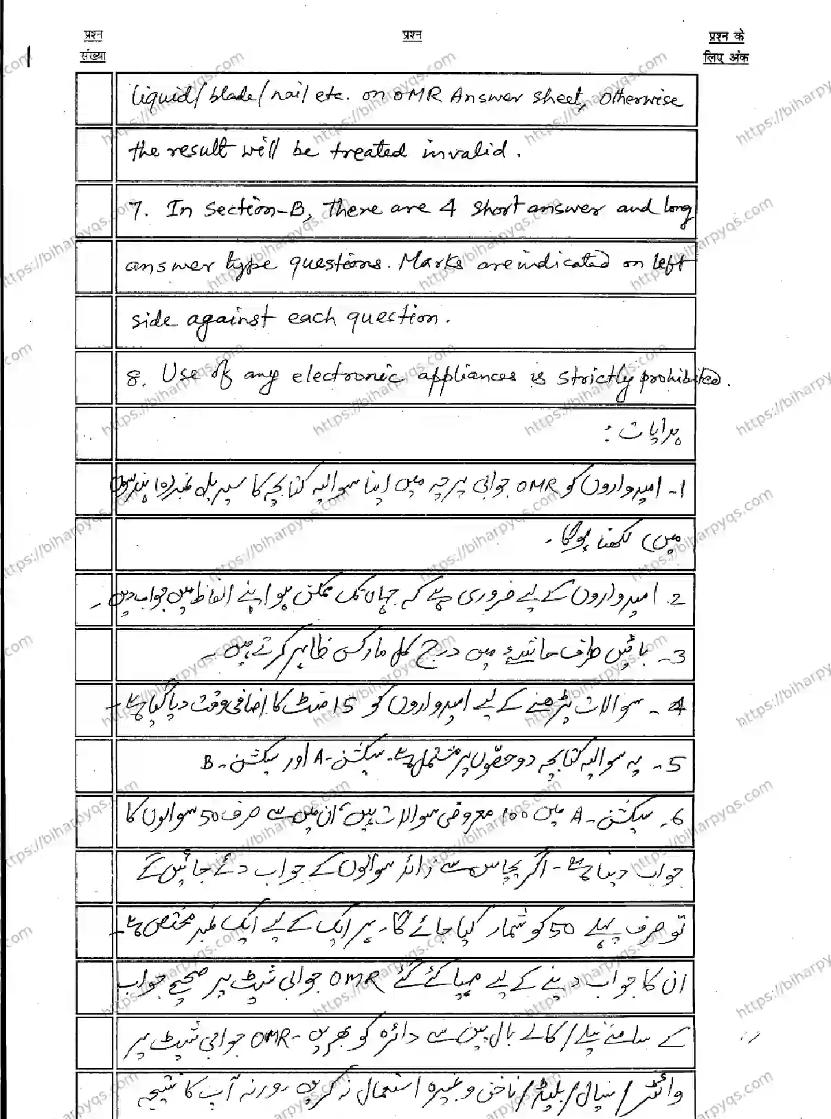 Bihar Board Class 10 2026 URDU MT Model Papers - Page 2