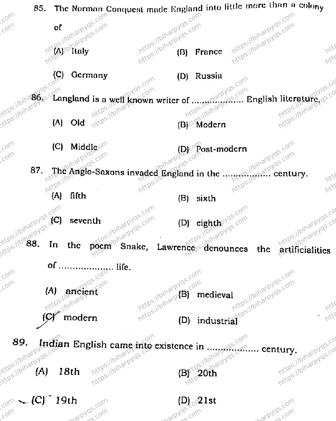 Bihar Board Class 2 2026 ENGLISH SET A-2 Question Bank - Page 23