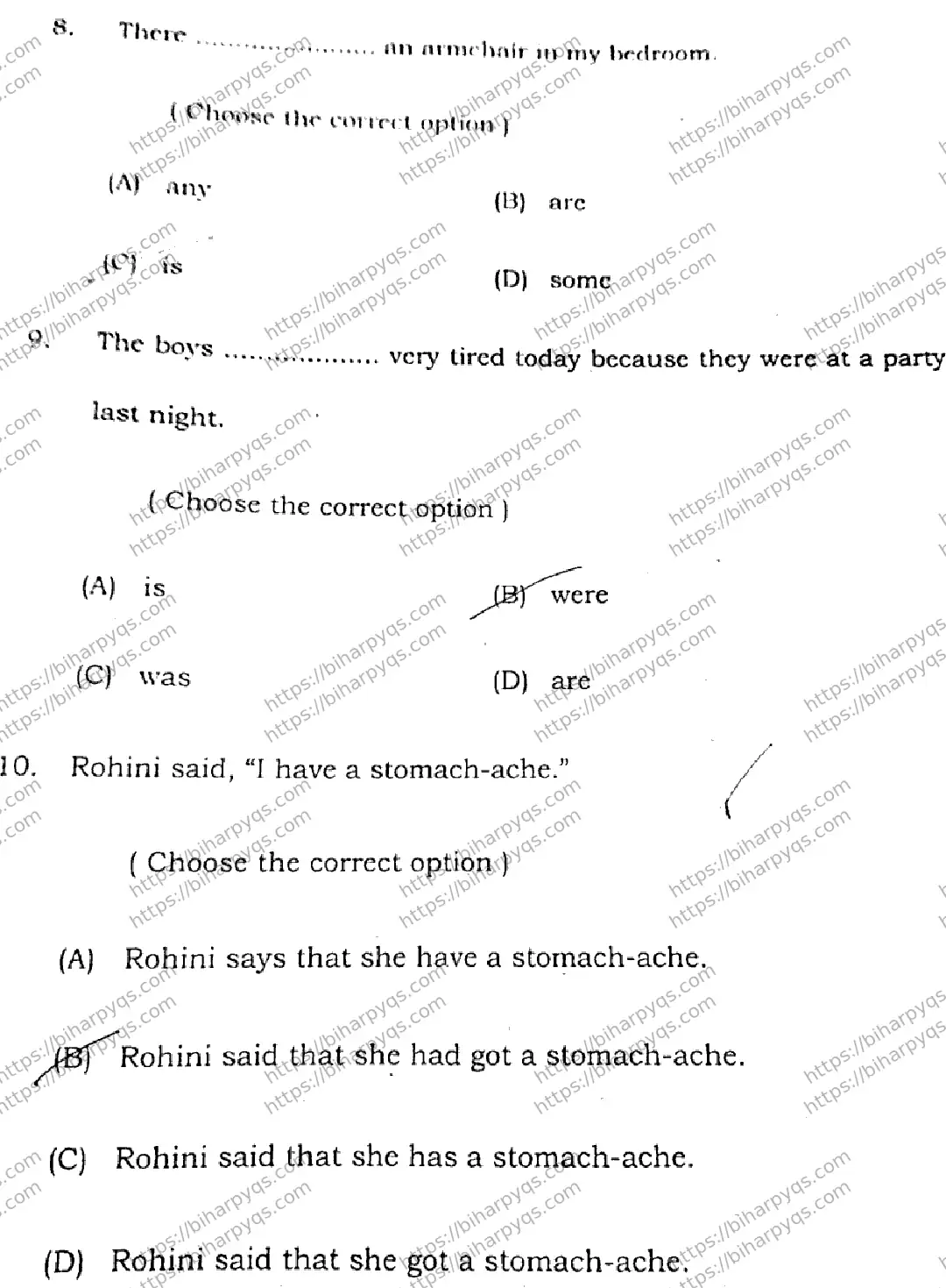 Bihar Board Class 2 2026 ENGLISH SET A-2 Question Bank - Page 4