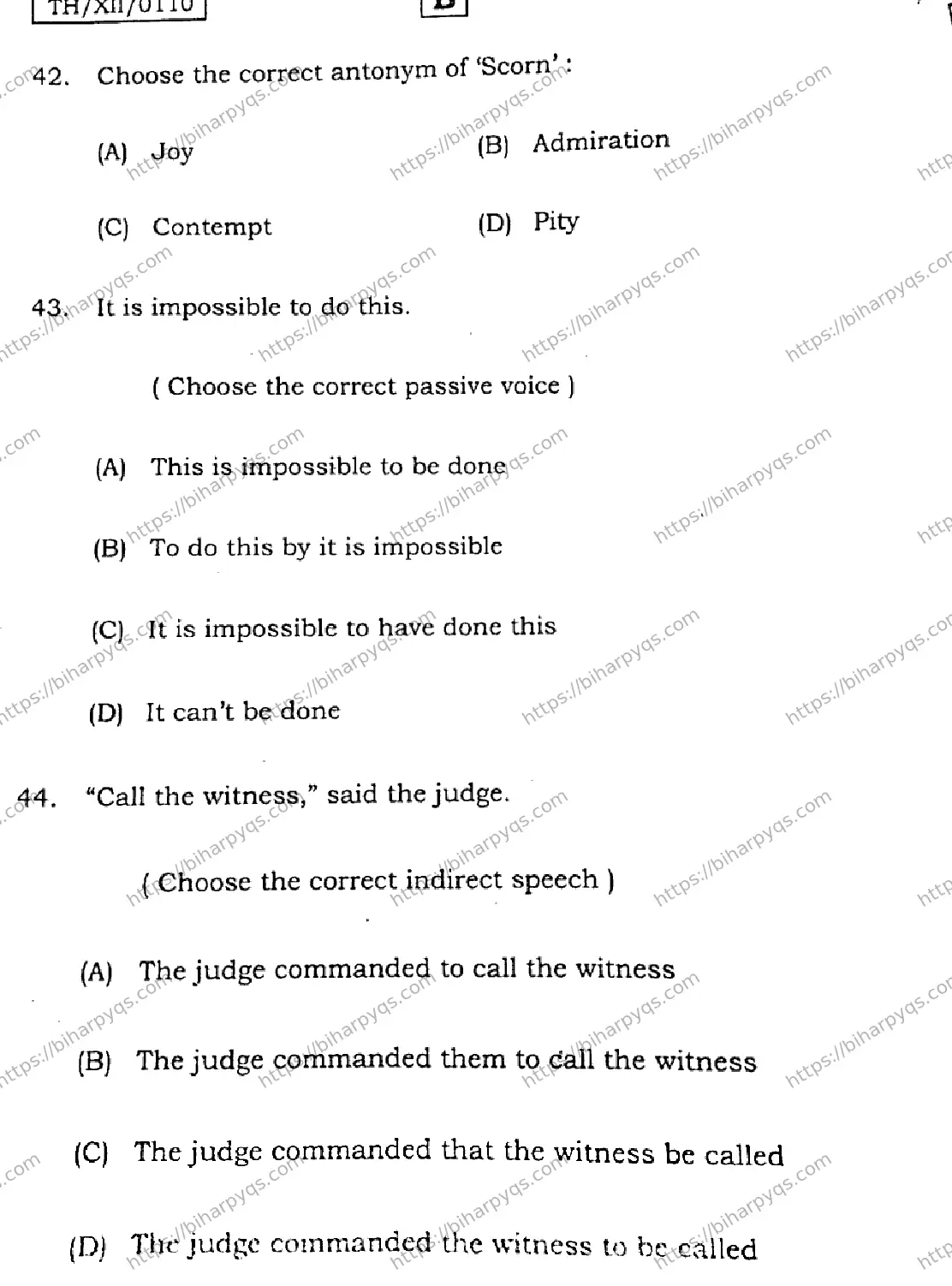 Bihar Board Class 2 2026 ENGLISH SET B Question Bank - Page 13