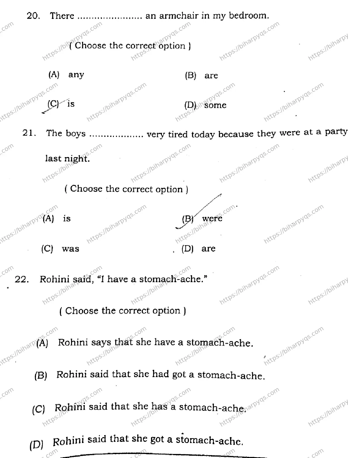 Bihar Board Class 2 2026 ENGLISH SET B Question Bank - Page 7
