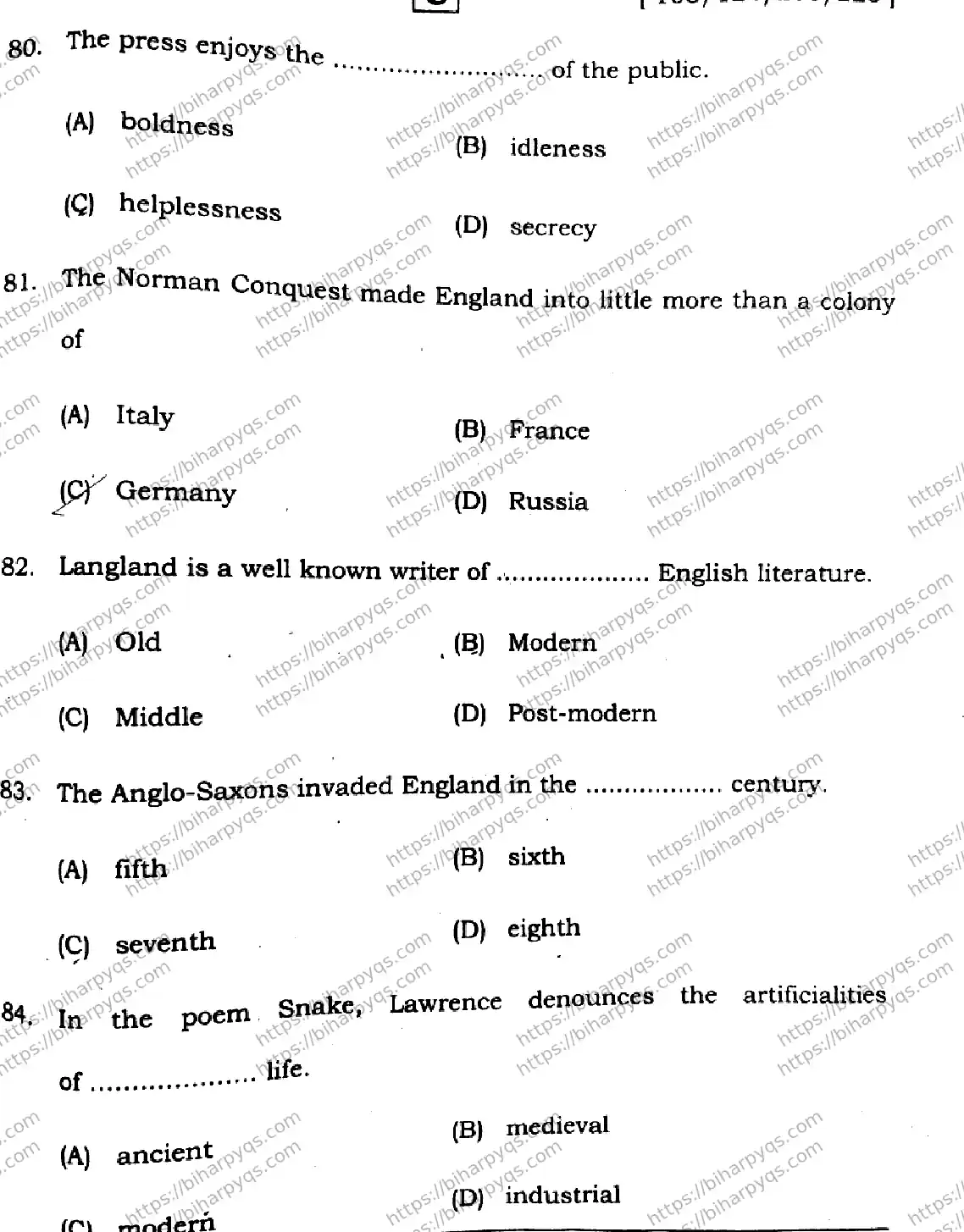 Bihar Board Class 12 2026 ENGLISH SET C-2 Question Bank - Page 23
