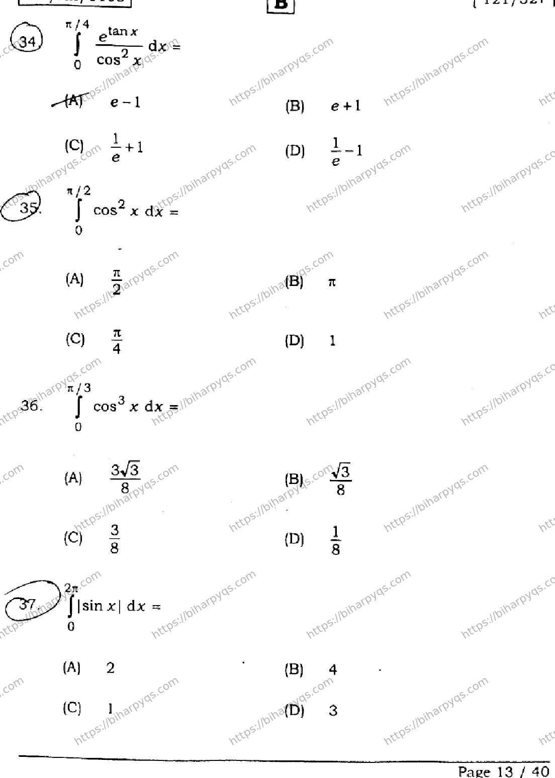 Bihar Board Class 12 2026 MATHEMATICS SET B Question Bank - Page 13