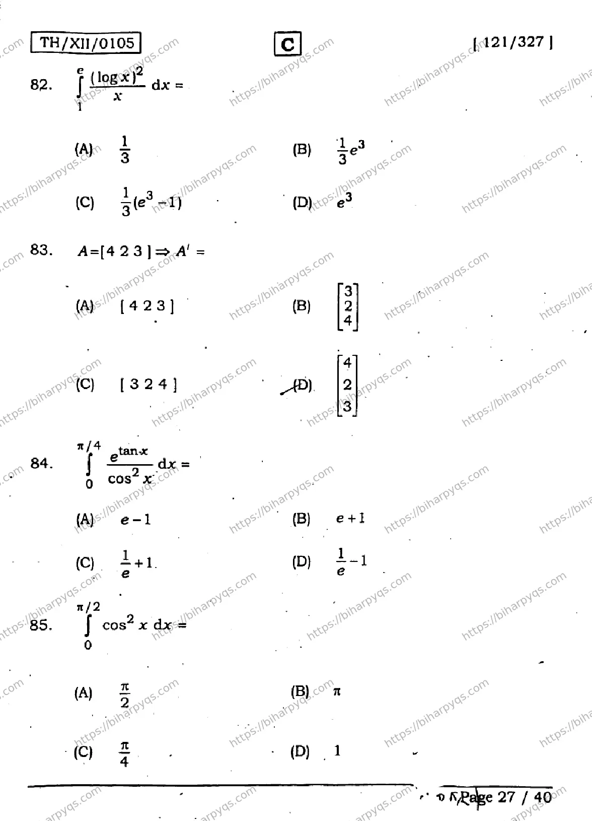 Bihar Board Class 2 2026 MATHEMATICS SET C Question Bank - Page 26