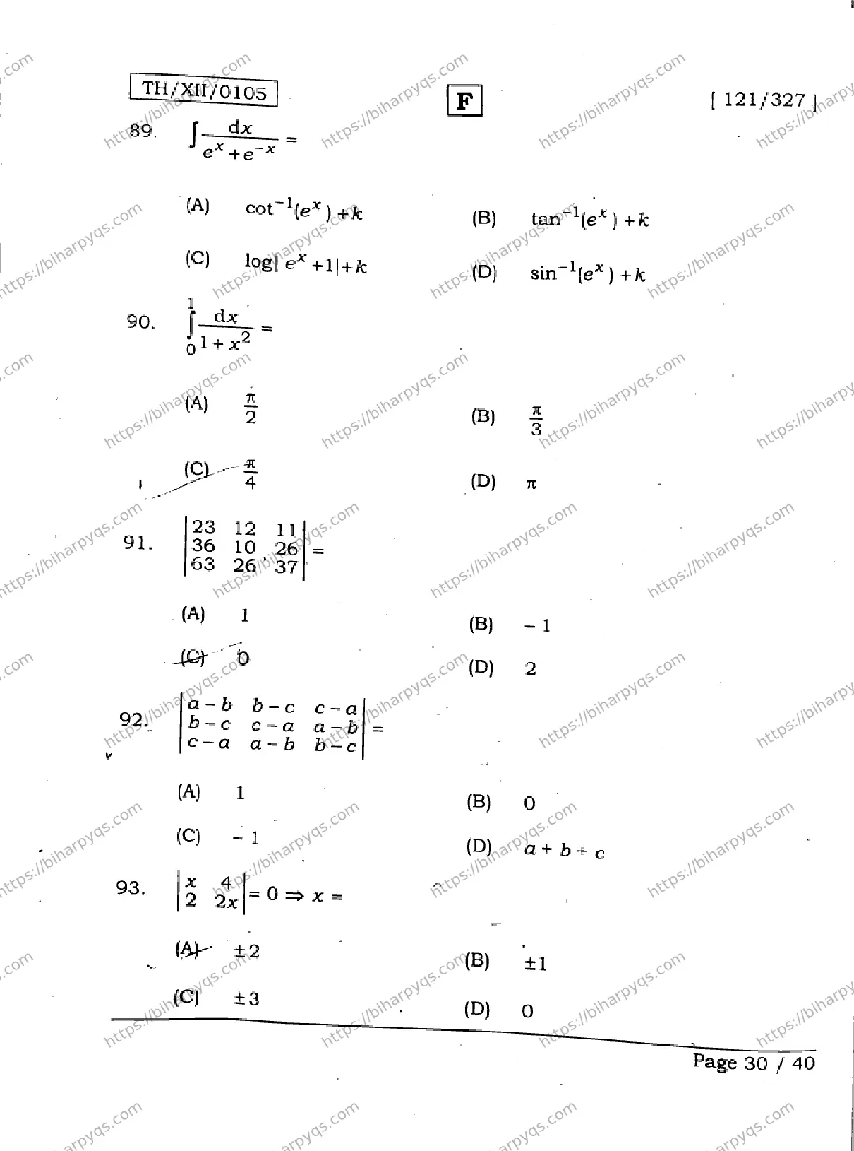 Bihar Board Class 2 2026 MATHEMATICS SET F Question Bank - Page 30