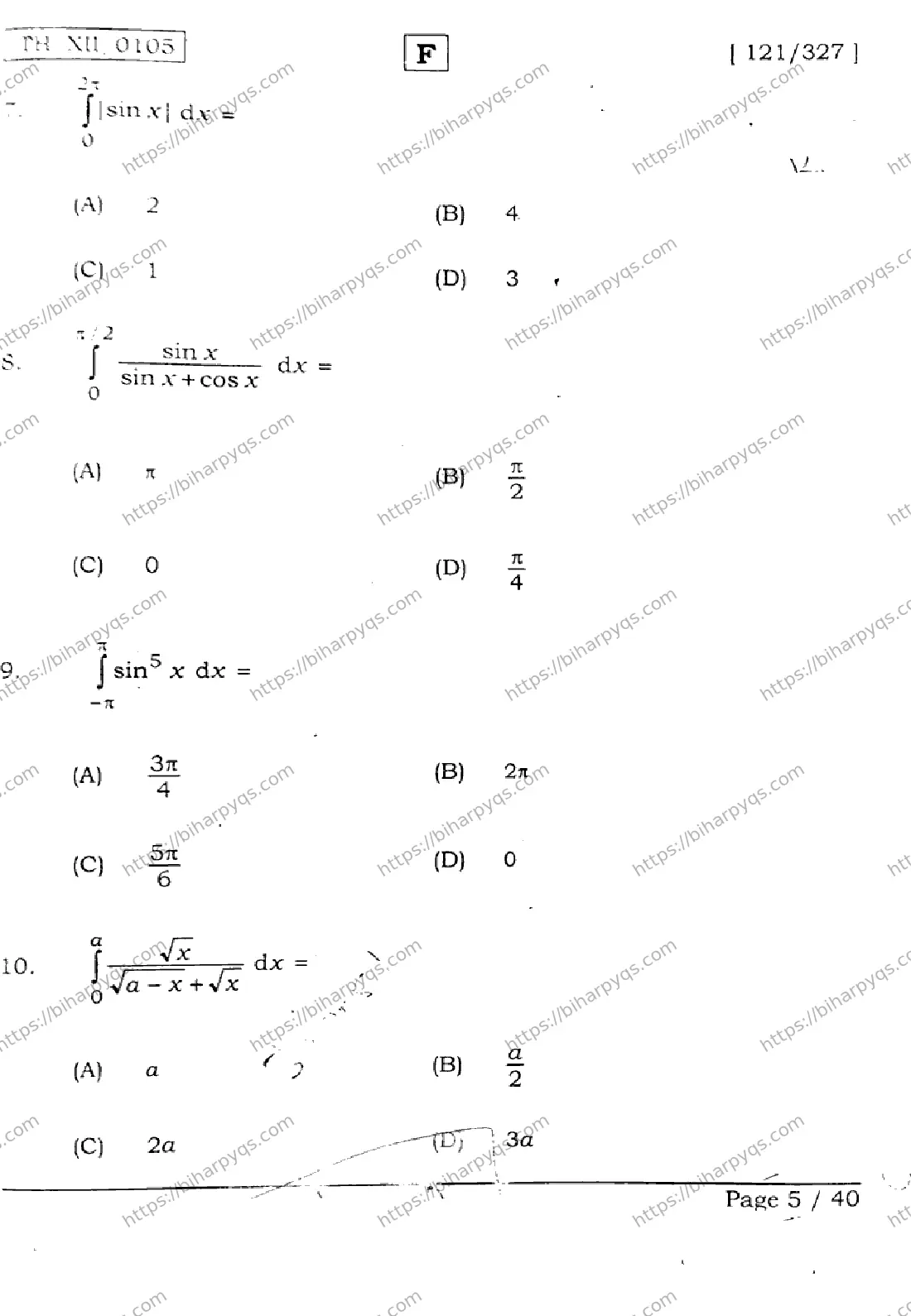 Bihar Board Class 2 2026 MATHEMATICS SET F Question Bank - Page 5
