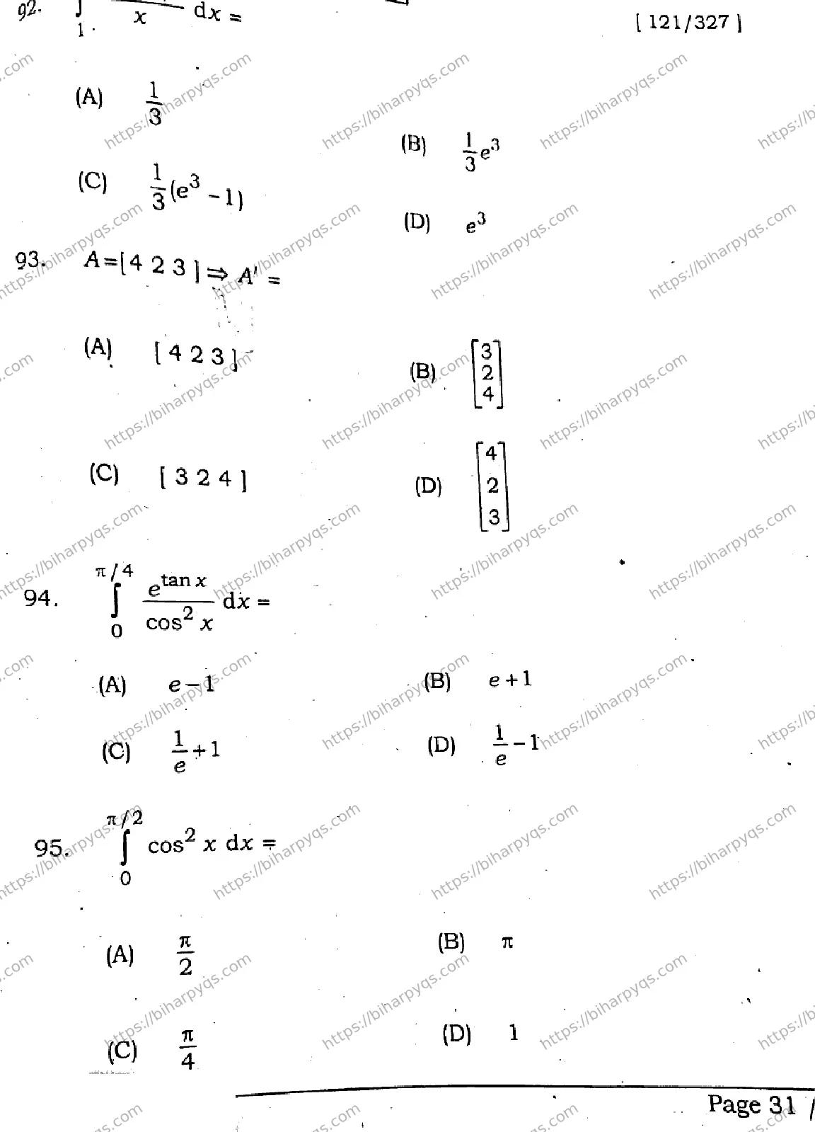 Bihar Board Class 12 2026 MATHEMATICS SET J Question Bank - Page 30